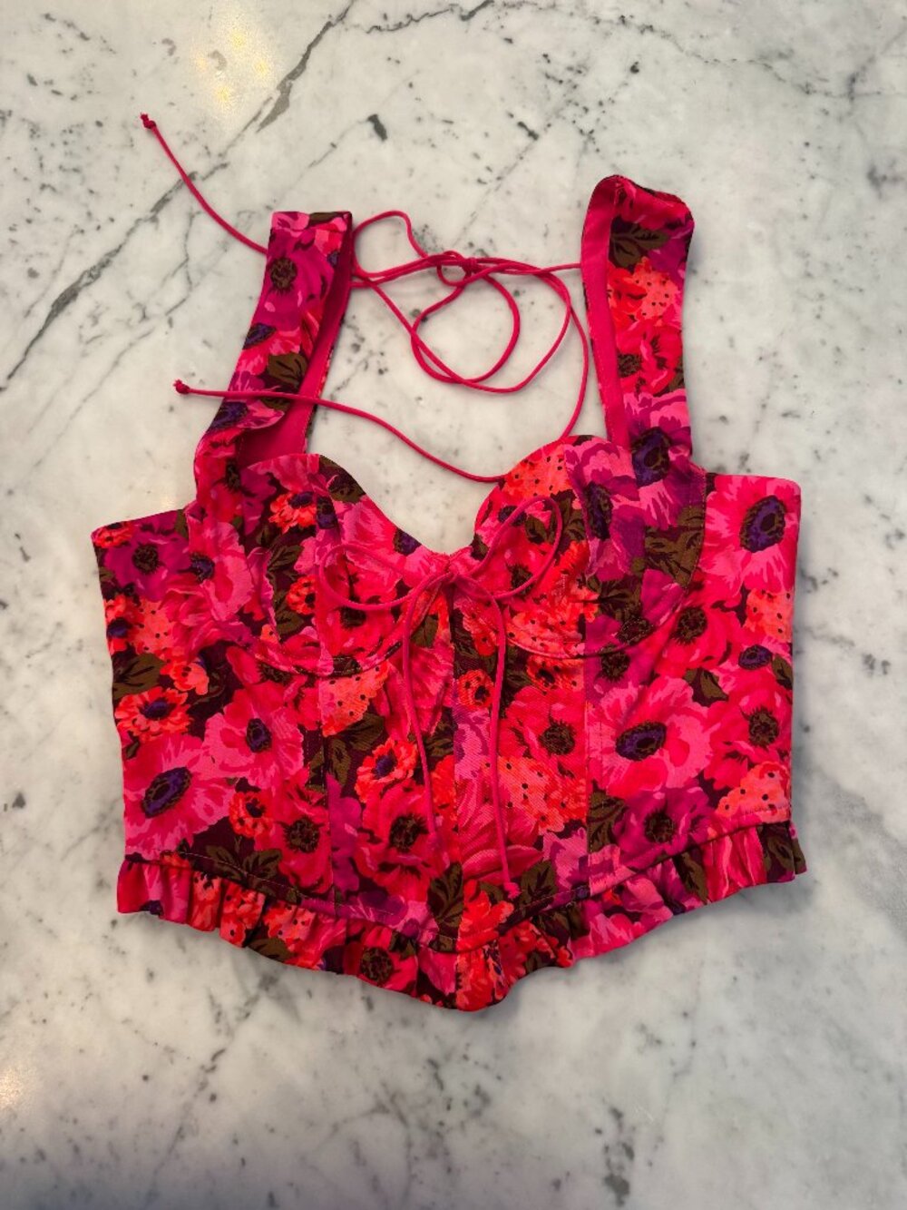 For Love and Lemons size small rose tank top